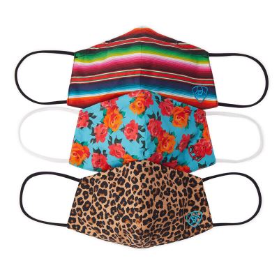 Akcesoria Damskie Ariat Western Modne Mask Kolorowe | PL-912005