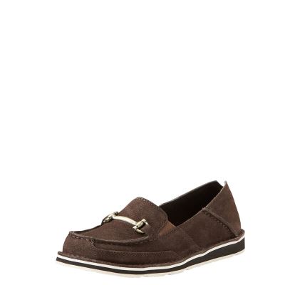 Loafersy Damskie Ariat Bit Cruiser Czekolada | PL-595514