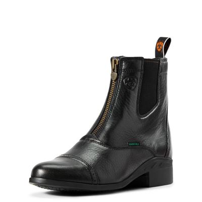 Buty Na Padok Damskie Ariat Heritage Breeze Zip Czarne | PL-893175