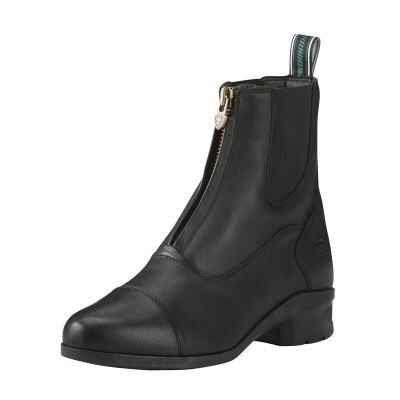 Buty Na Padok Damskie Ariat Heritage IV Zip Czarne | PL-890012