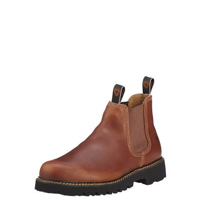 Trzewiki Męskie Ariat Spot Hog Boots Brązowe | PL-623785