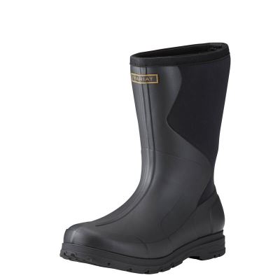 Kalosze Męskie Ariat Springfield Rubber Boots Czarne | PL-598887